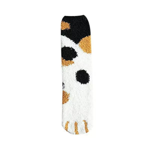 Winter Cat Claws Cute Thick Warm Sleep Floor Socks