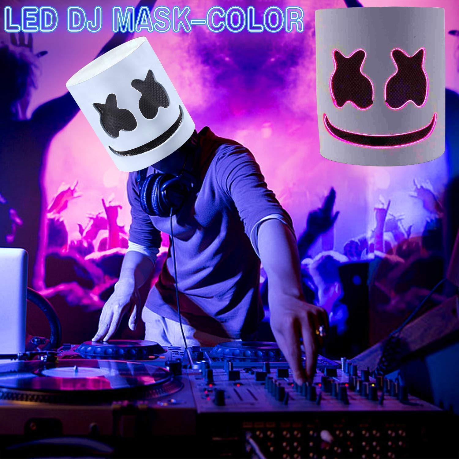 Halloween DJ Mask Neon