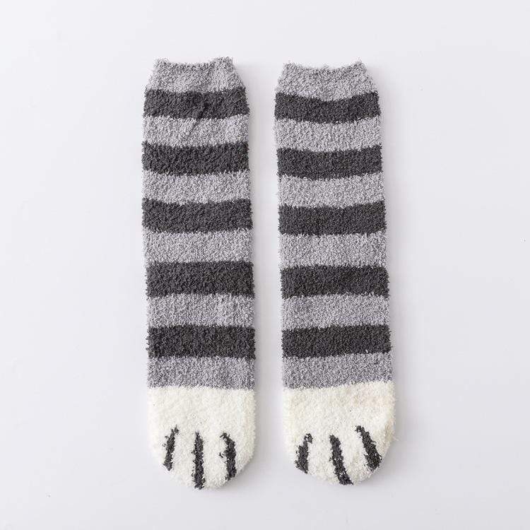 Winter Cat Claws Cute Thick Warm Sleep Floor Socks