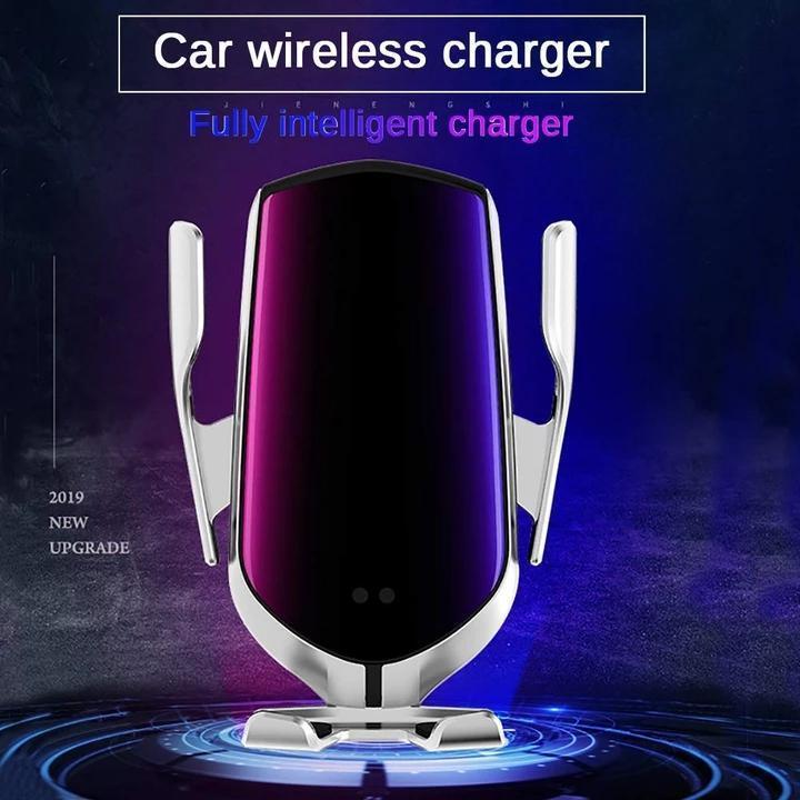 Wireless Automatic Sensor Car Phone Holder and Charger