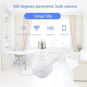 1080P HD | 360°Light Bulb WiFi Camera