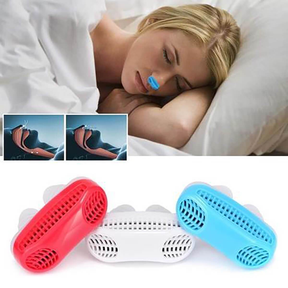 Snore l appareil respiratoire anti ronflement et purificateur d air