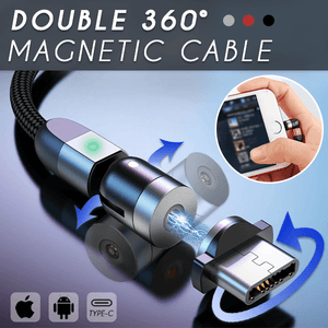 Doppeltes 360 ° Magnetkabel