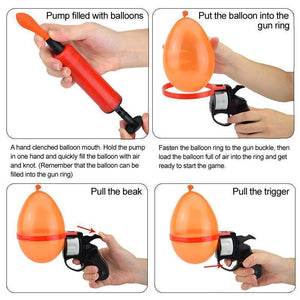 Russian Roulette Model Balloon Gun Inflator Party Creative Adult Tricky Funny -Ballons Wholesale Supplier- Cool Fashion Gift - Camera - Jake Paul - Fashion