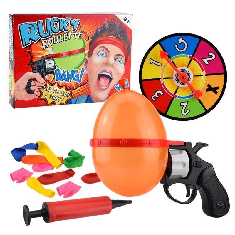 Russian Roulette Model Balloon Gun Inflator Party Creative Adult Tricky Funny -Ballons Wholesale Supplier- Cool Fashion Gift - Camera - Jake Paul - Fashion