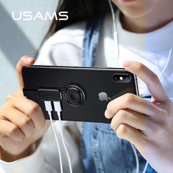 【Hot Sale Now】- Dual Lightning Ring Holder Adapter for iPhone-Fast Charge