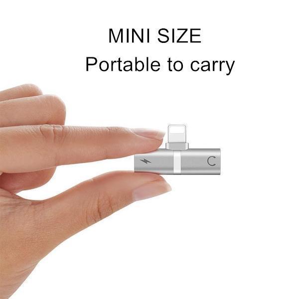 【Hot Sale Now】- Dual Lightning Ring Holder Adapter for iPhone-Fast Charge